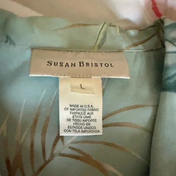 Susan Bristol Mint Set Buttoned Top + Maxi Skirt Size L - Picture 7 of 12